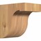 Ekena Millwork Del Monte Smooth Corbel, Western Red Cedar, 5 1/2"W x 8"D x 8"H COR06X08X08DEL00SWR - alternate 1
